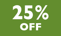 25% off 25% off