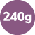 240g