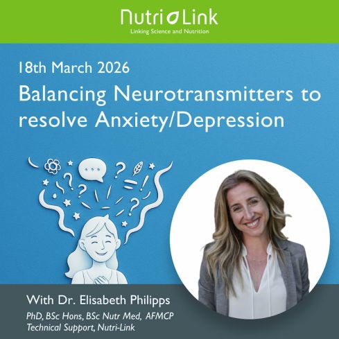 18th March - Balancing Neurotransmitters to resolve Anxiety