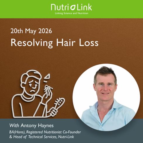 20 May – Resolving Hair Loss with Antony Haynes