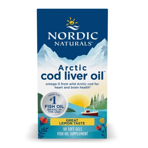 Arctic Cod Liver Oil - Lemon x 90 Soft Gels