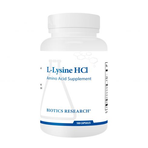 L-Lysine HCl x 100 Capsules
