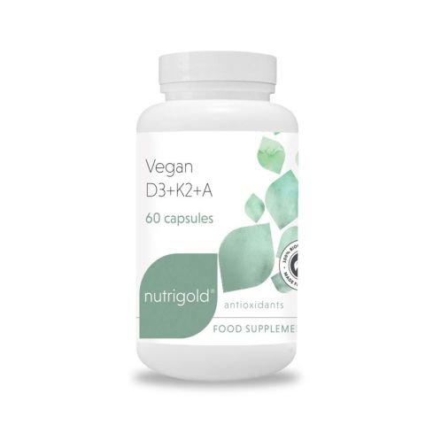 Nutrigold - Vegan D3+K2+A x 60 capsules