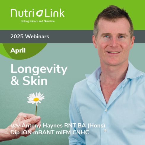 Longevity & Skin 23rd April with Antony Haynes