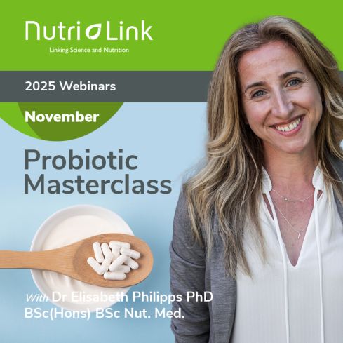 Probiotic Masterclass 19th Nov Dr Elisabeth Phillips