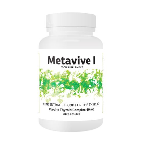 Metavive I, Porcine Thyroid Comp 40mg x 180 Capsules