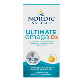 Ultimate Omega D3 - Lemon - 120 Soft Gels